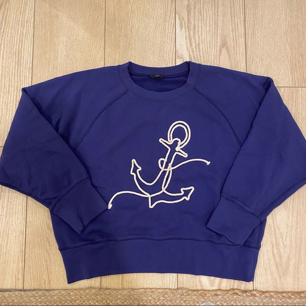 Vintage J CREW Anchor Sweatshirt